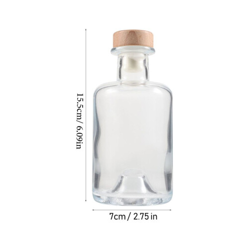 Empty wine bottle, reusable, tightly sealable, for parties 1