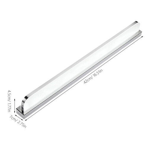 LED 9W 42cm 5960K frontlampa för sovrum och badrum 1
