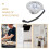 LED-belysning för fläktkåpa, reservfläkt för spishäll 4