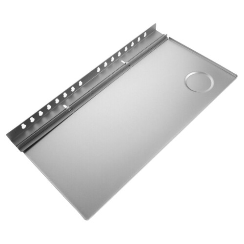 Paint palette easel tray grey aluminium 1 pc