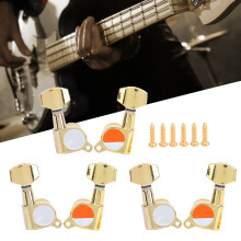 Elektrischer Gitarren-Sicherungskopf 6 Stück in Gold für präzises Stimmen