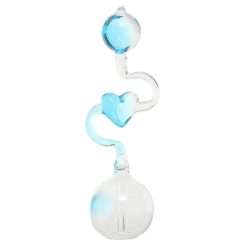 Liquid Motion Timer: Heart-shaped hand-held heating ball for desktop use