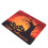 2 Halloween mousepads with spooky pumpkins, rubber base 2