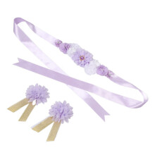 Maternity Sash Belt Purple 1 Set 10.22x9.43x0.79