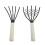 2 Handrechen, 5-Krallen-Rechen, Strandrechen, robust 3