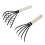 2 Handrechen, 5-Krallen-Rechen, Strandrechen, robust 5