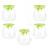 5St Creatieve Plastic Hydrocultuur Voor Bloemschikken 4