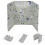 Raindrops Splatter Shield Cooking Aluminium Foil Plate Green 1pack 3