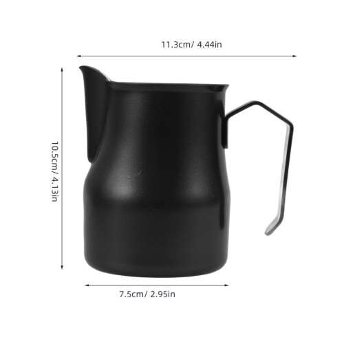 Jarra para espumar leche de 350 ml para latte art y espresso 1