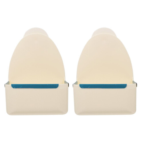 2 hanging plastic food containers for pets 2