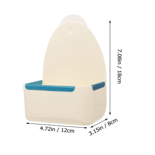 2 hanging plastic food containers for pets 1