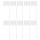 24 Pcs Wire Flags For Marking The Ground Utility Yard White 11