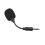 Mini Broadcast Microphone, Black Plastic, for Film Production 1 5
