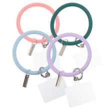 Mlins 4 Metall-Handy-Fingerring-Schlüsselanhänger