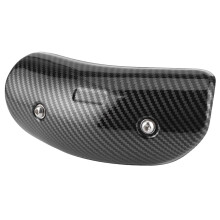 Universaler Motorrad-Auspuff-Heatshield mit Carbon-Faser-Design, Mittelrohr