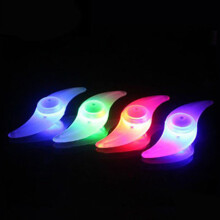 Wasserdichte Silikonspeichenlampe für Fahrräder, 3 Modi, Mehrfarben