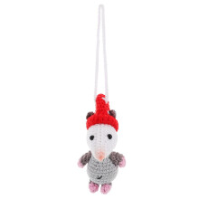 Schattige Didelphid-hanger voor de achteruitkijkspiegel van de auto, interieurdecoratie