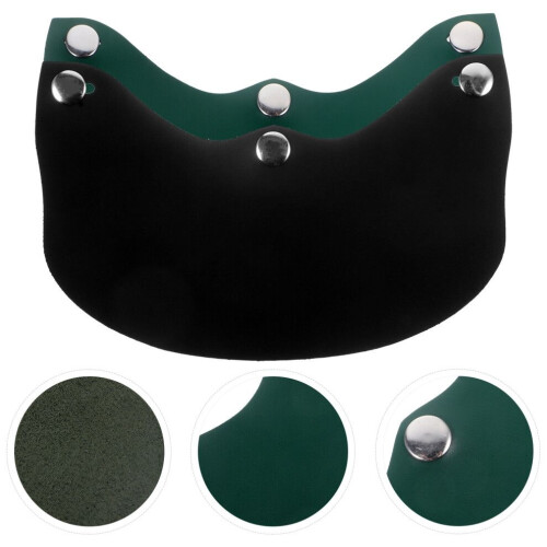 2 helmet visors for bicycle helmets, leather, rain protection 2