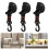 3Pcs Reusable Red Suction Cup Hooks with 360 Rotation for Camping 11