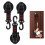 3Pcs Reusable Red Suction Cup Hooks with 360 Rotation for Camping 15