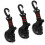 3Pcs Reusable Red Suction Cup Hooks with 360 Rotation for Camping 12