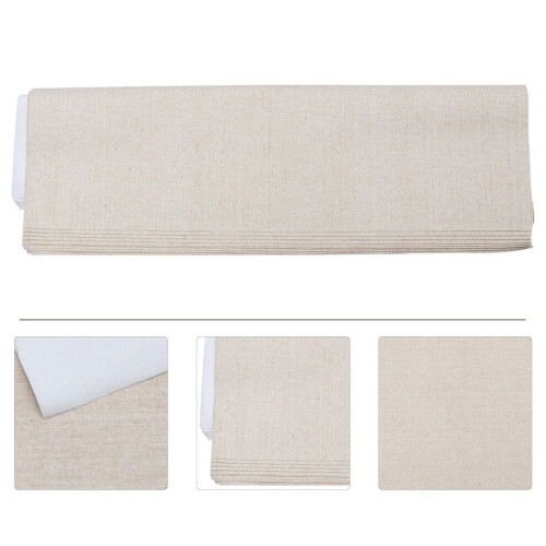 Målningsduk Beige Bomull 10 Ark 45x33 cm 2