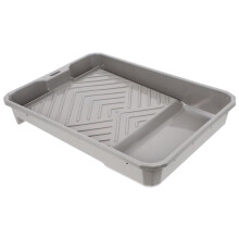 Farbrollerwanne aus ABS, grau, 1-teilig, 15,13 x 11,20 x 2,48 Zoll