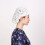 Nursing hat with rabbit leaf print, adjustable, for 3