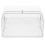 Plastic container with lid for storing baked goods 1