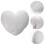 Peach Heart Car Headrest Pillow, Round Polyester Pillow, 48c 5