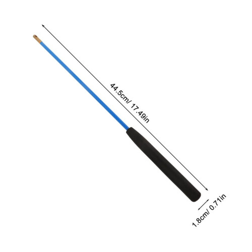 Practical non-slip diabolo handstick, 1 pair, blue, for juggling 1