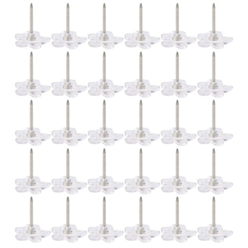 Raindrops 100. Compact thumbtacks. Made of