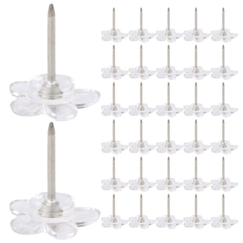 Raindrops 100. Compact thumbtacks. Made of 2