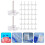 Raindrops 100. Compact thumbtacks. Made of 5