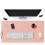 Raindrops 1 Piece Computer Mat for Desktop Pink Effective Use 3
