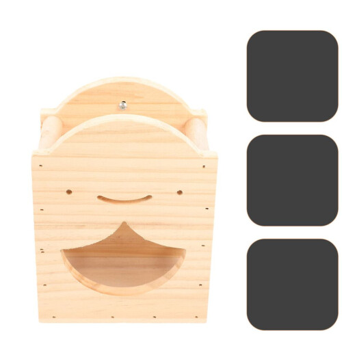 Comedero de madera para cobayas 2