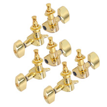 Goldene Metall-Gitarrenkopfmechaniken für elektrische Instrumente