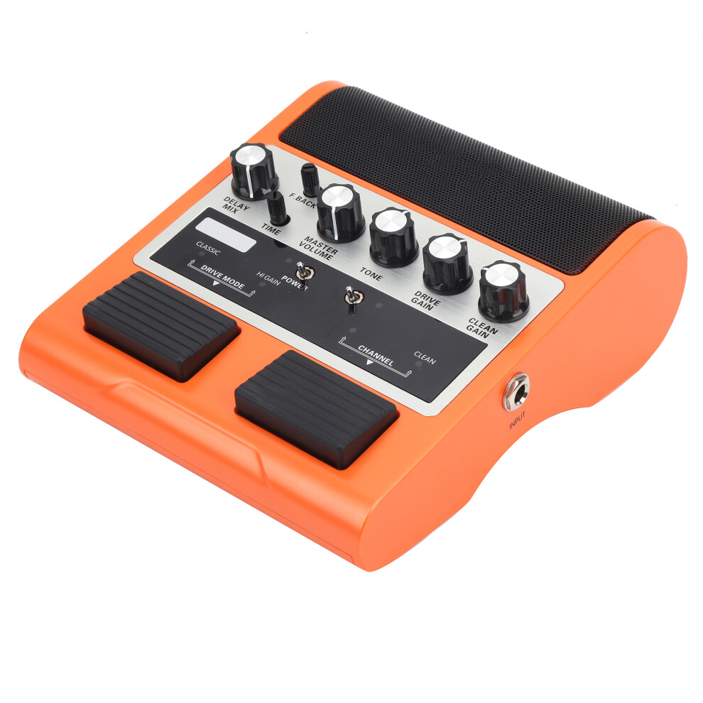 Rechargeable Bluetooth Pedal Guitar Amp 8W Orange EU-image-OPC-PMXJ8WG-NEW
