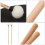 2 unidades de baquetas de fieltro con mango de madera para percusión 11