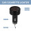 2-in-1 cigarette lighter plug with voltage meter & temperature, 12-24V 4