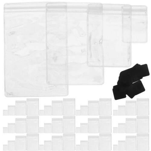 Bolsa de joyería impermeable Raindrops transparente para el conjunto 2