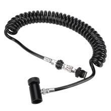 Langlehafter Paintball-Fernschlauch mit Spirale für CO2/HPA-Flaschen, 1500 cm