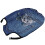 Travel cover, protective case, simple design, polyester, navy blue, 1 set 1