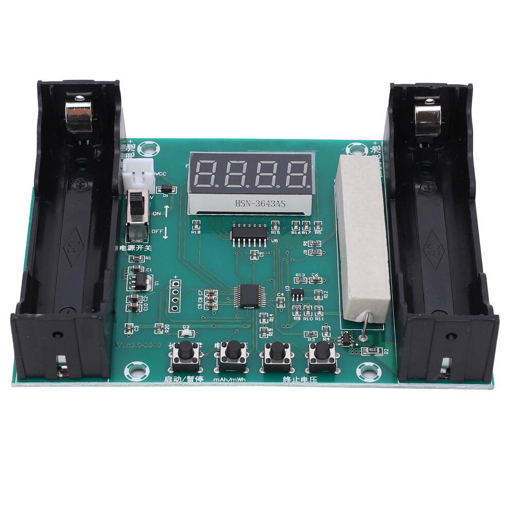 Battery Capacity Discharge Tester 18650 Mah Mwh Digital, 110X80x25mm 9301360327532