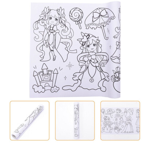 Rol kindergraffiti babytekening puzzel 2