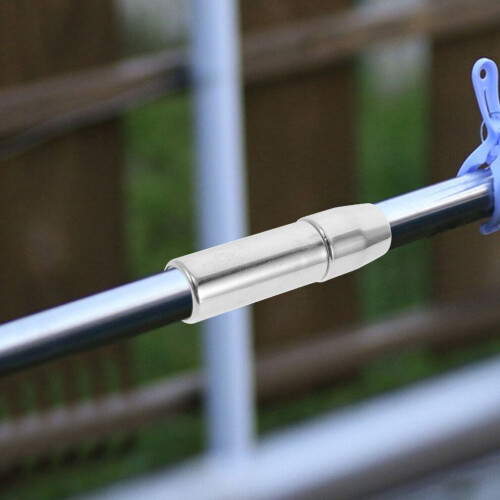Pipe connectors for clothes drying racks with telescopic screw connection 2