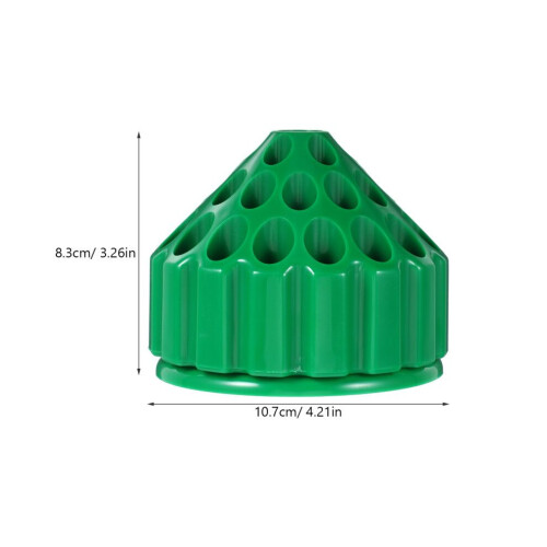 Rotating Plastic Drill Bit Holder for Wood with Multiple Holes 2