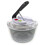 Manual salad spinner for draining salad and , 1
