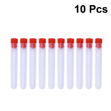 10 Pezzi Bottiglie 8,5 X 1,3 Cm Trasparenti Con