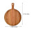 Runder Pizzateller, Steakteller, Servierbrett, Holz. 2